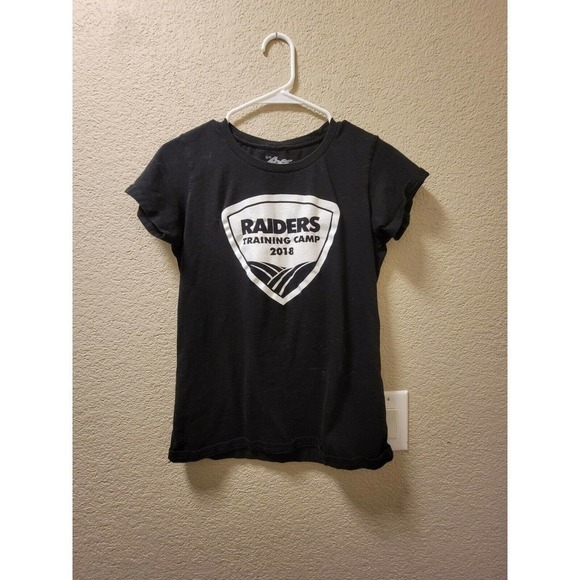 4her Raiders Training Camp 2018 Short Sleeve Tee Black Size XL - Picture 2 of 6